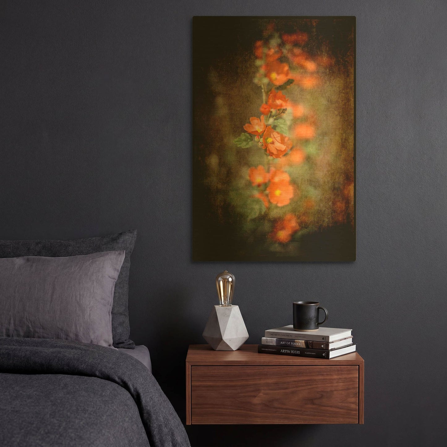 'Desert Flower 5' By Lightbox Journal Gold Metal Wall Art