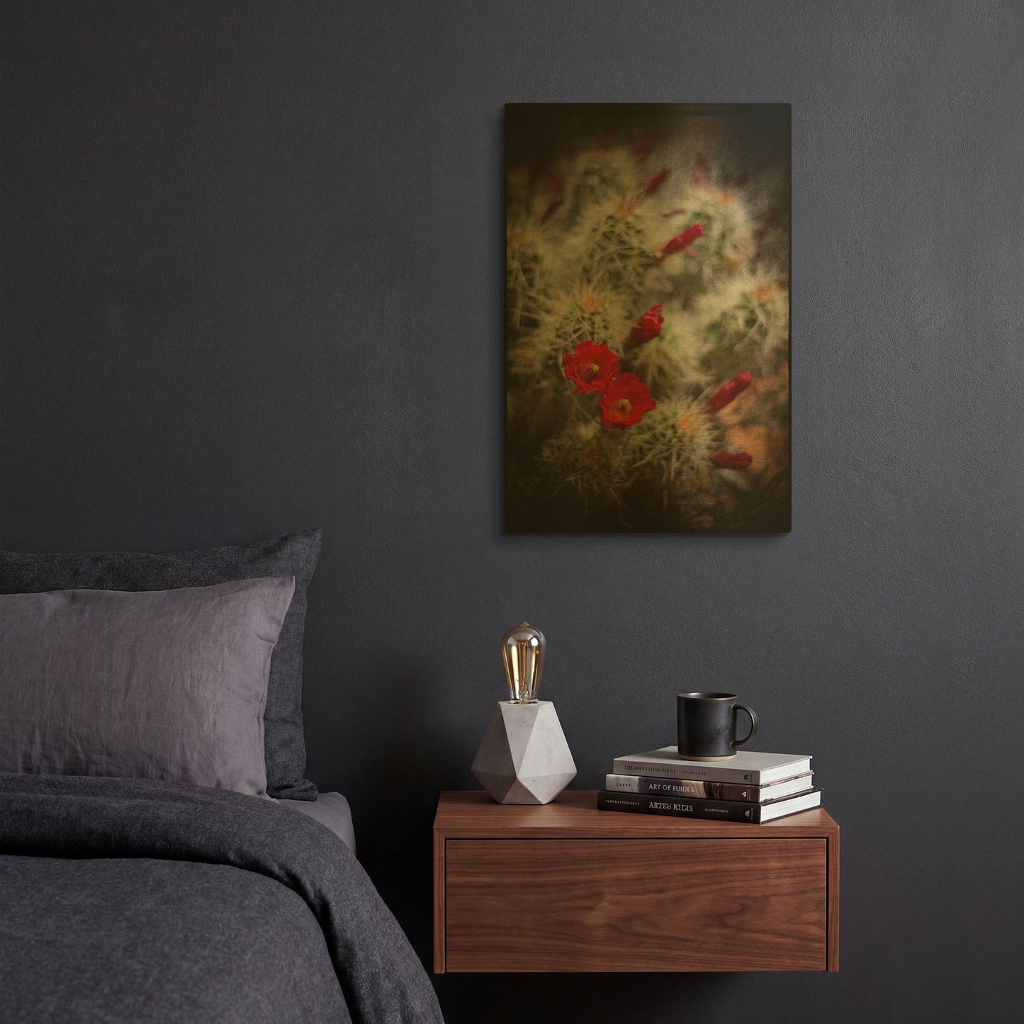 'Desert Flower 6' By Lightbox Journal Gold Metal Wall Art