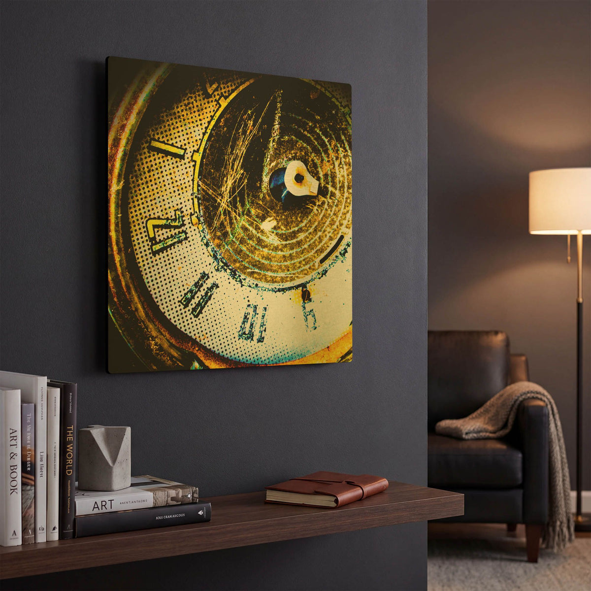 'Garage 2' By Lightbox Journal Gold Metal Wall Art
