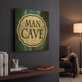 'Man Cave 1' By Lightbox Journal Gold Metal Wall Art