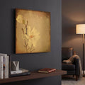 'Paper Magnolia Duo' By Lightbox Journal Gold Metal Wall Art