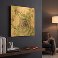 'Succulents 08' By Lightbox Journal Gold Metal Wall Art