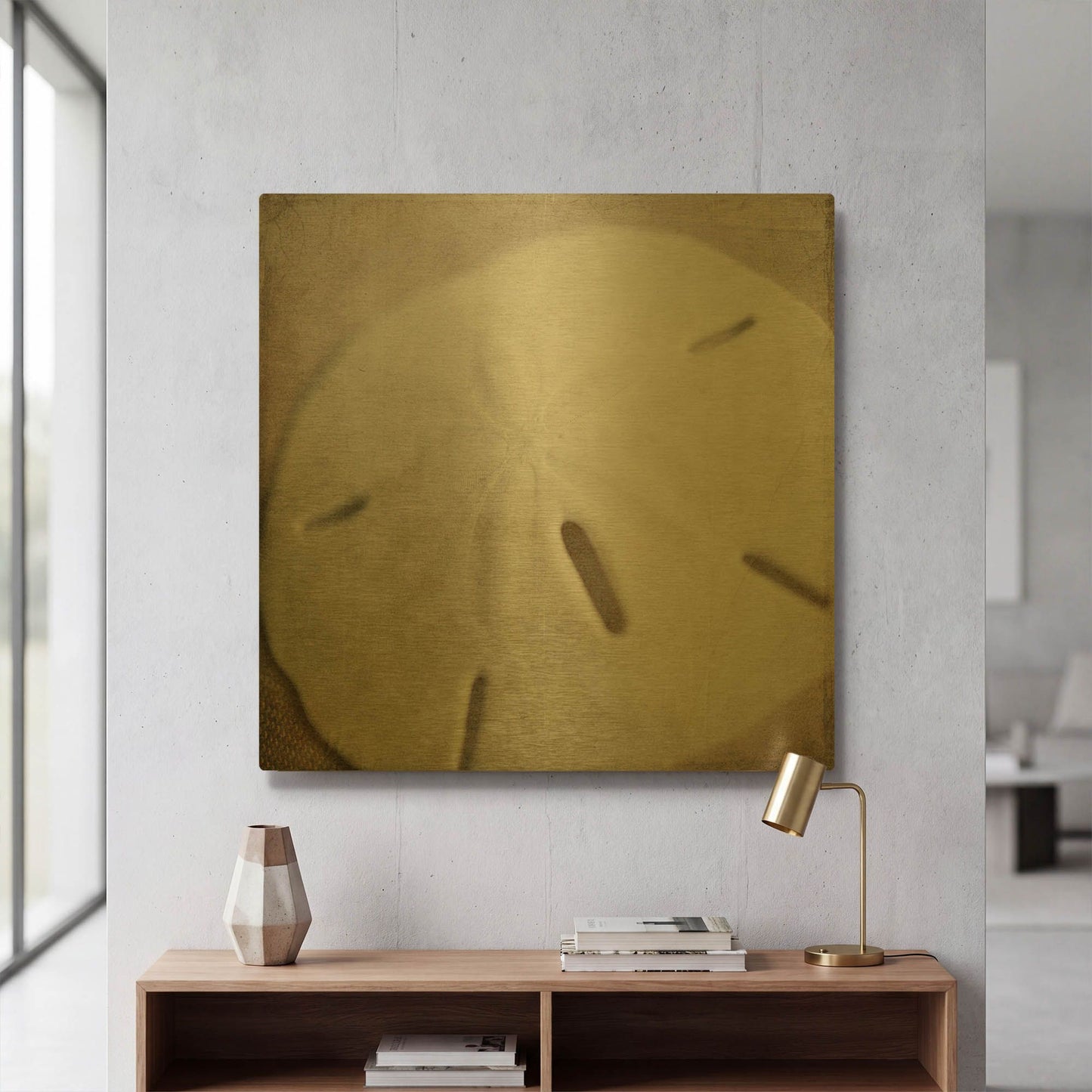 'Under the Sea 02' By Lightbox Journal Gold Metal Wall Art