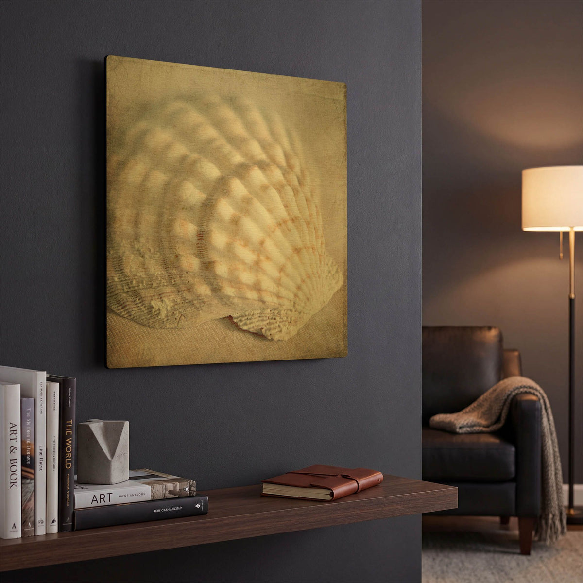 'Under the Sea 04' By Lightbox Journal Gold Metal Wall Art