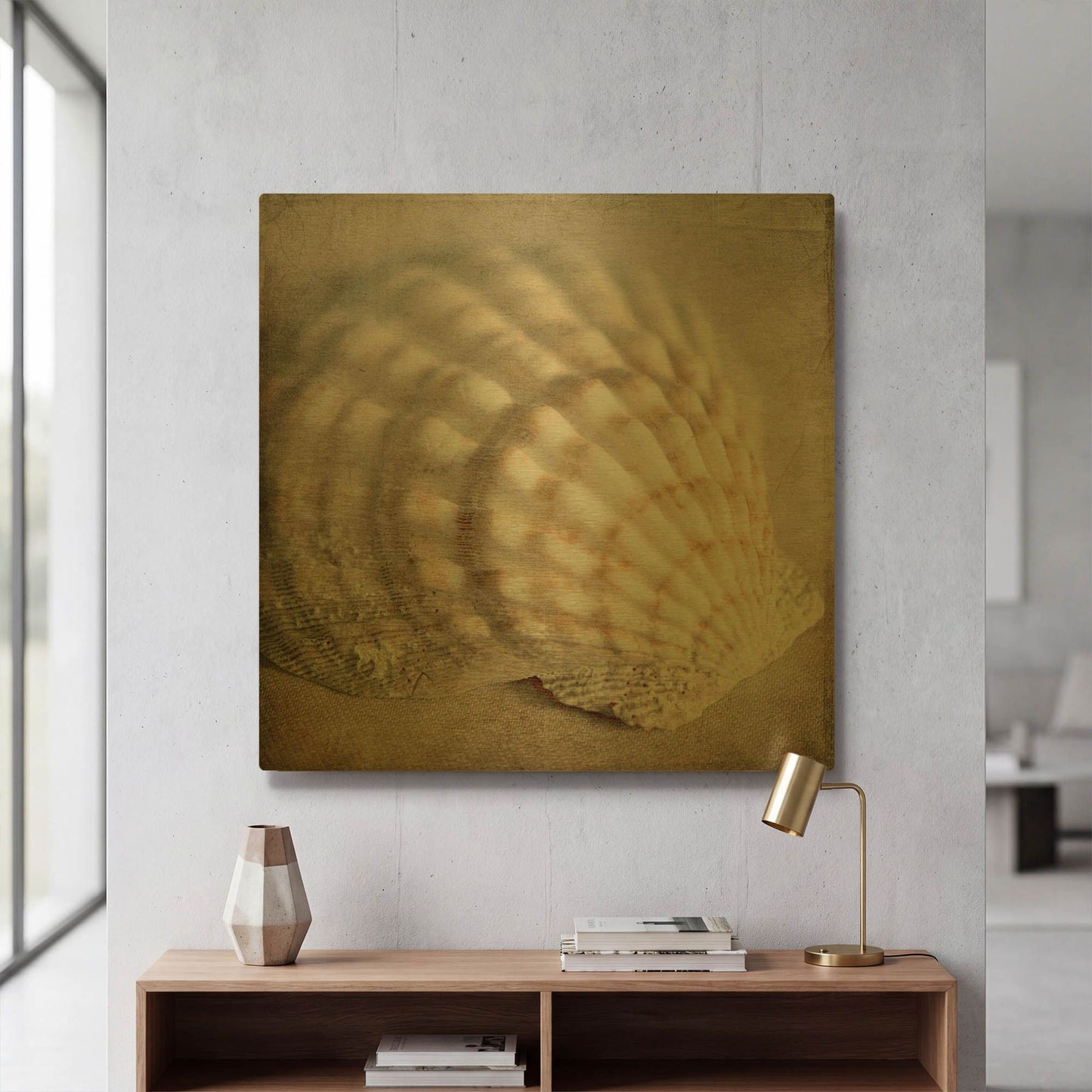 'Under the Sea 04' By Lightbox Journal Gold Metal Wall Art