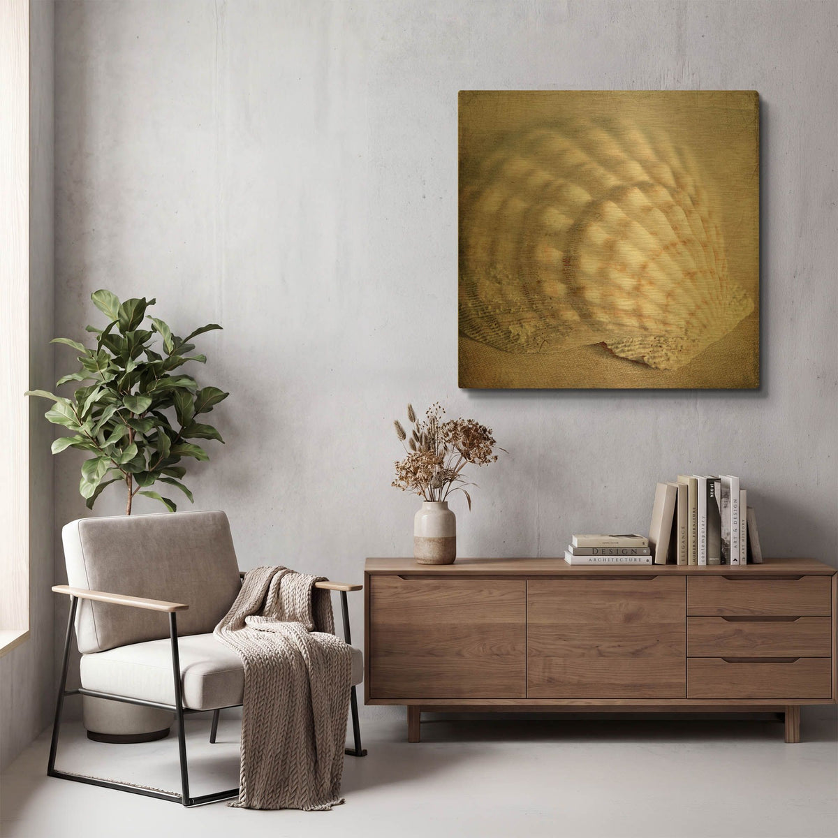 'Under the Sea 04' By Lightbox Journal Gold Metal Wall Art
