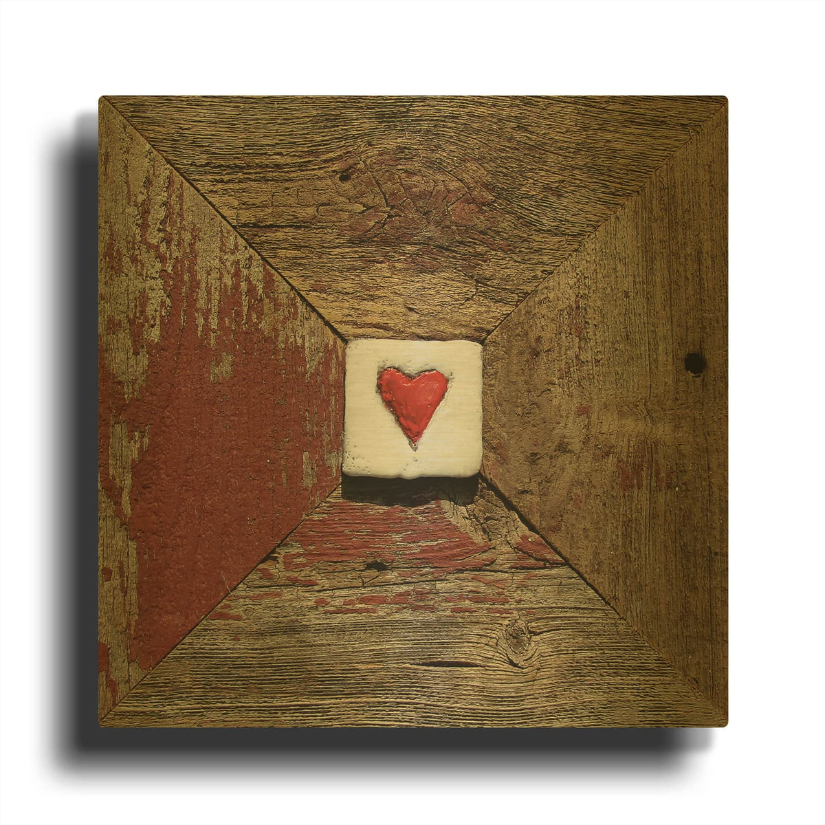 'Hearts 2' By LovIsArt Gold Metal Wall Art