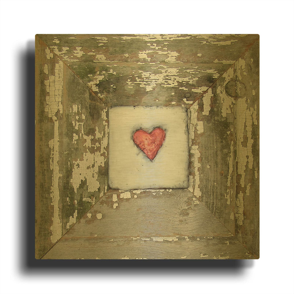 'Hearts 3' By LovIsArt Gold Metal Wall Art
