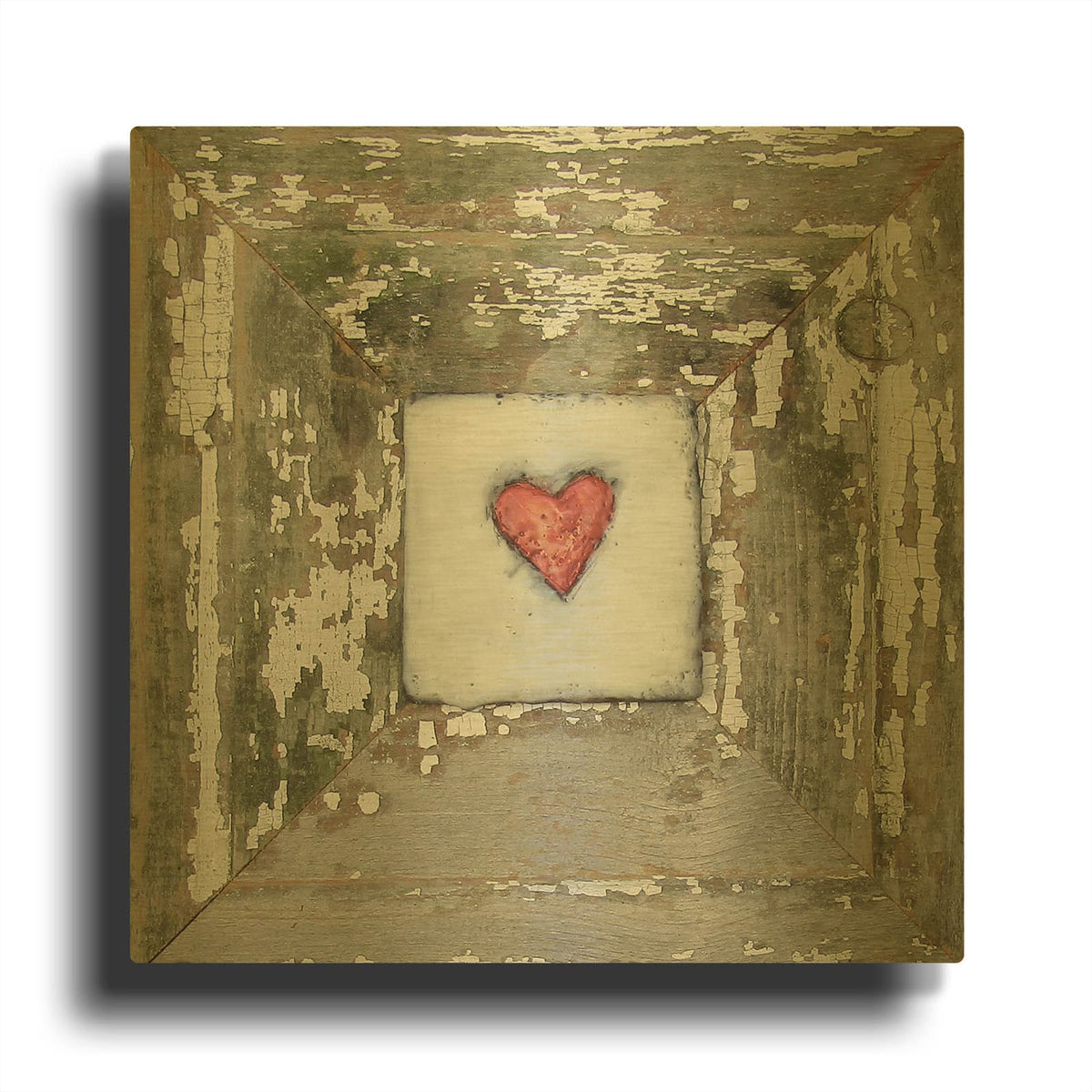 'Hearts 3' By LovIsArt Gold Metal Wall Art