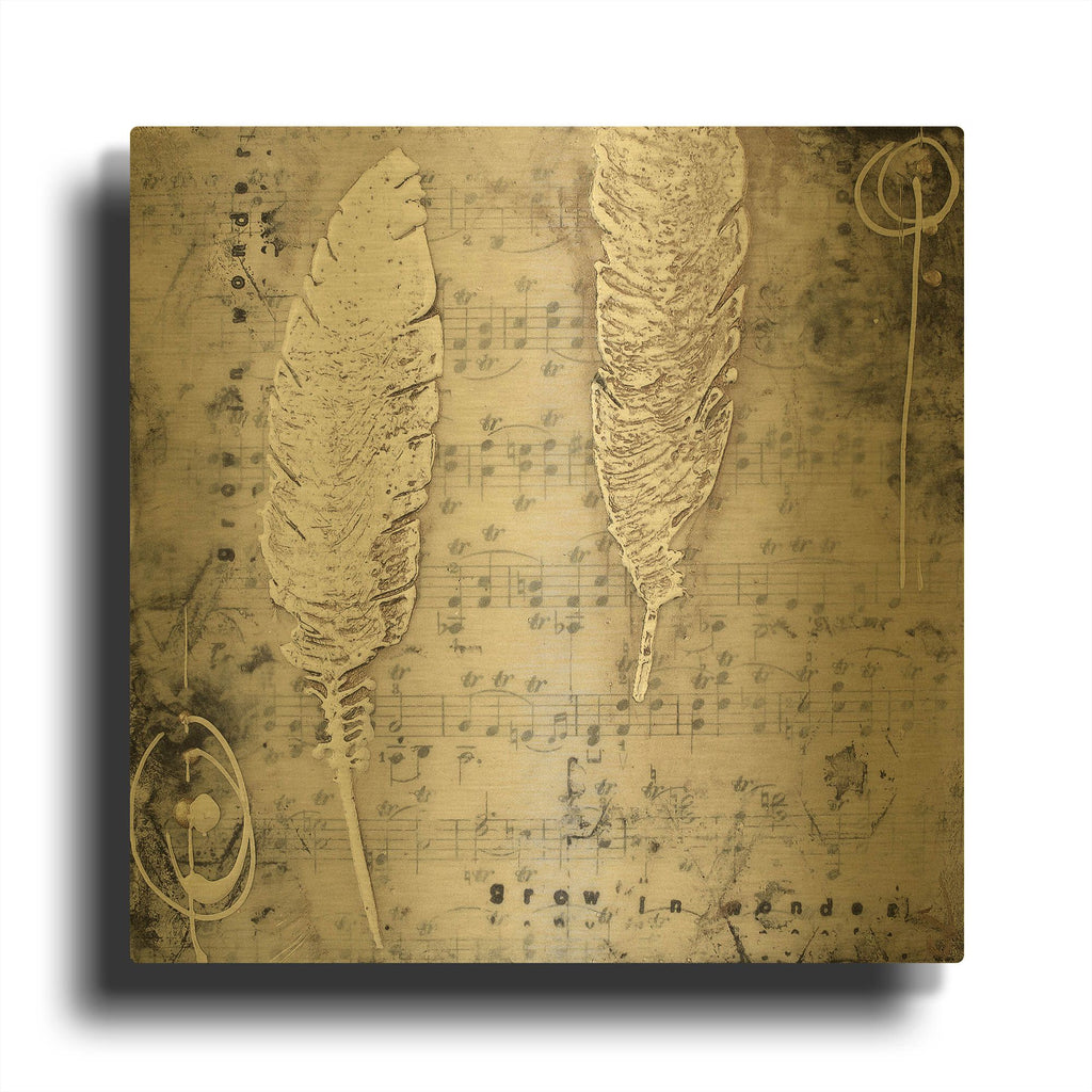 'Heaven Sent' By LovIsArt Gold Metal Wall Art