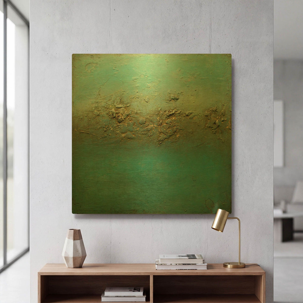 'Ocean Dreams' By LovIsArt Gold Metal Wall Art