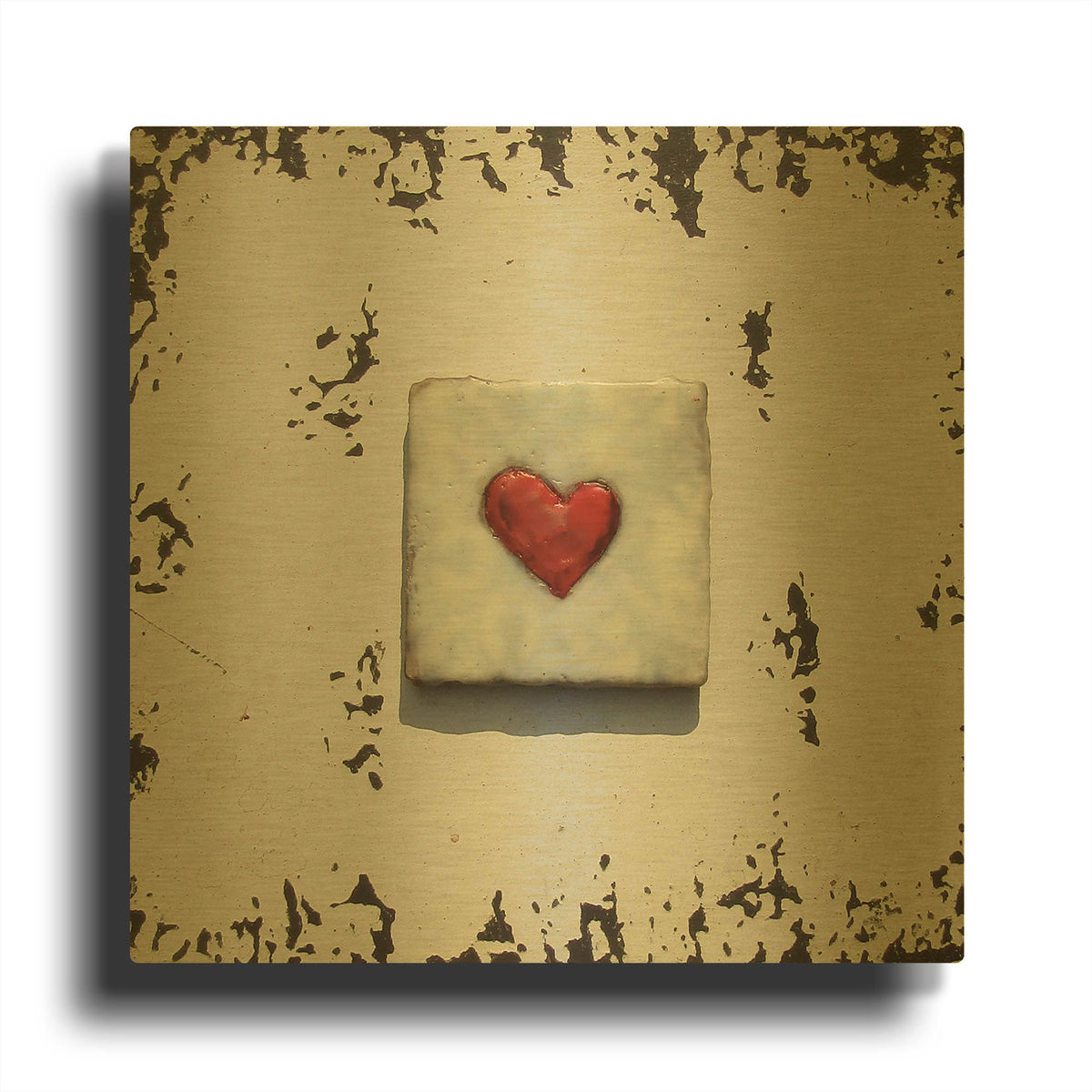 'Once Upon A Love 2' By LovIsArt Gold Metal Wall Art