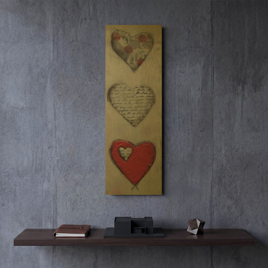 'Three Times As Good' By LovIsArt Gold Metal Wall Art