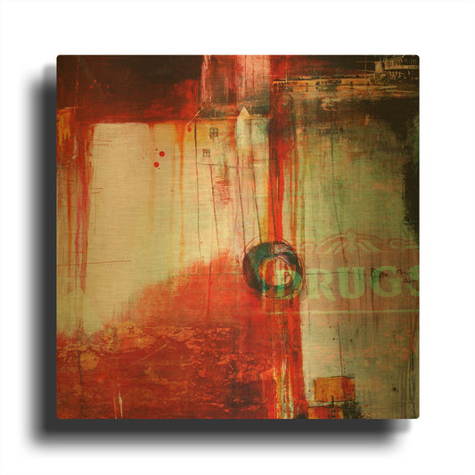 'A Cautionary Tale' By LovIsArt Gold Metal Wall Art