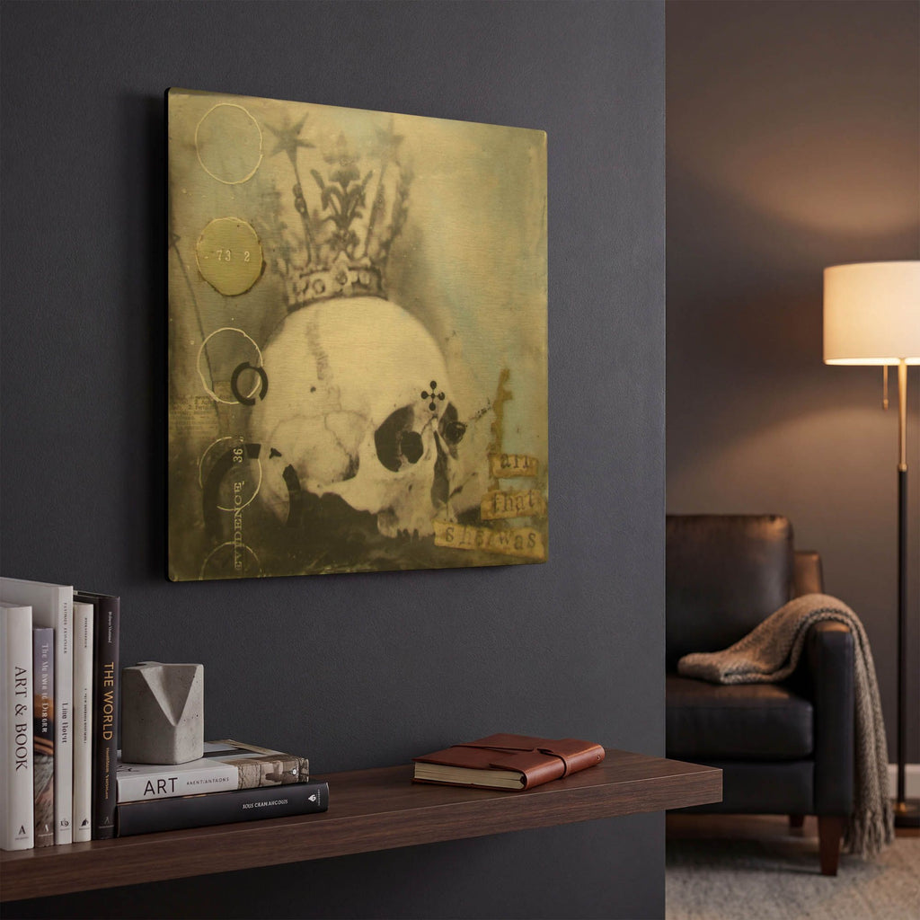 'Everlasting' By LovIsArt Gold Metal Wall Art