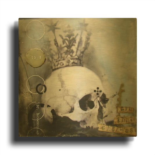 'Everlasting' By LovIsArt Gold Metal Wall Art