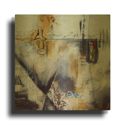 'Fullsizerender 8' By LovIsArt Gold Metal Wall Art
