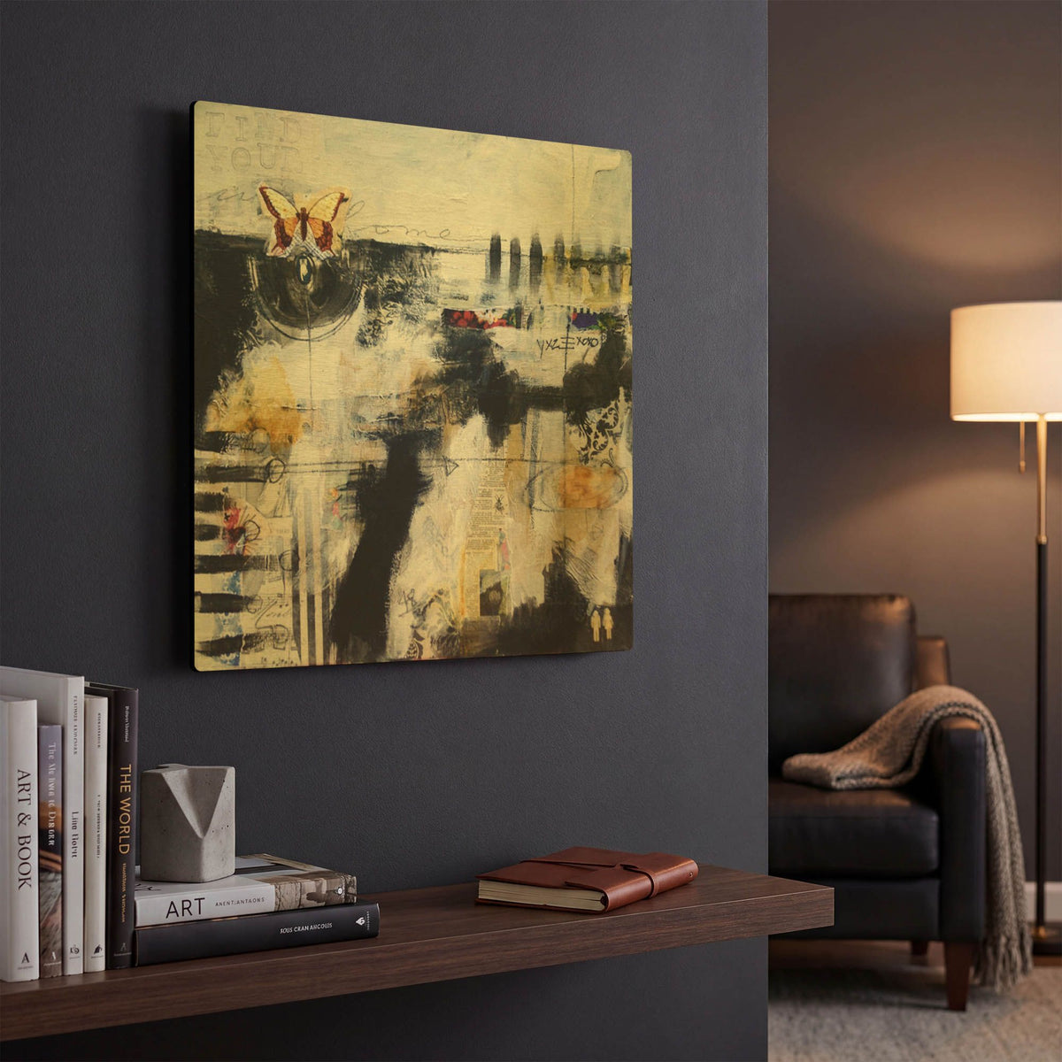 'Fullsizerender-4 2' By LovIsArt Gold Metal Wall Art