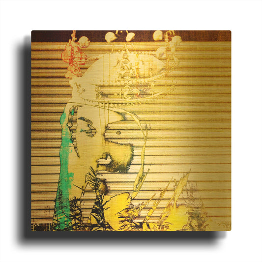 'Regal Memories' By LovIsArt Gold Metal Wall Art