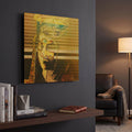'Third Eye Focus' By LovIsArt Gold Metal Wall Art