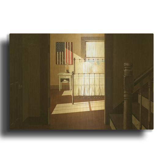 'Bedroom' By Zhen-Huan Lu Gold Metal Wall Art