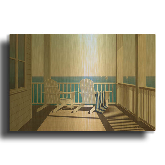 'Lazy Summer Days' By Zhen-Huan Lu Gold Metal Wall Art