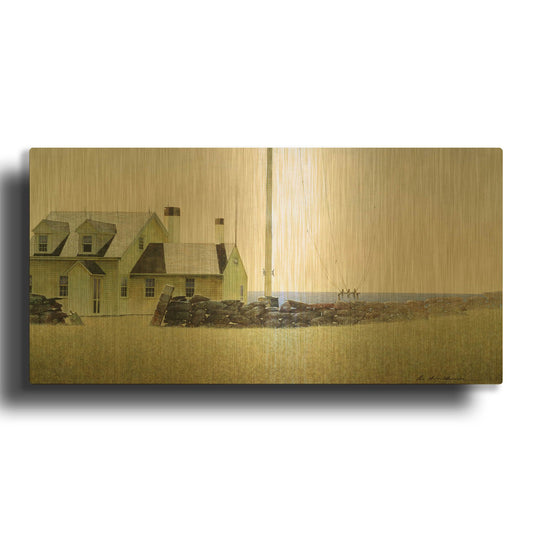'Southern Island' By Zhen-Huan Lu Gold Metal Wall Art