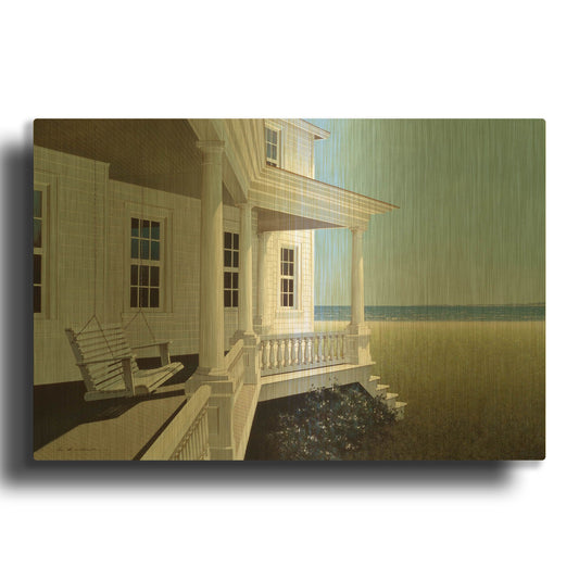 'Swinger' By Zhen-Huan Lu Gold Metal Wall Art