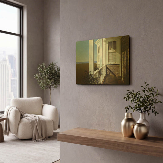'In Afternoon Light' By Zhen-Huan Lu Gold Metal Wall Art
