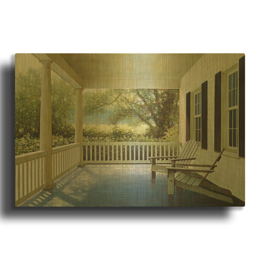 'Friends' By Zhen-Huan Lu Gold Metal Wall Art