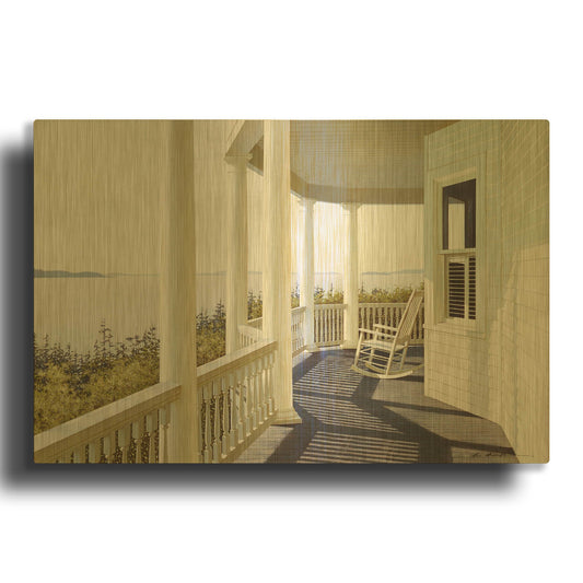'Carolina Overlook' By Zhen-Huan Lu Gold Metal Wall Art