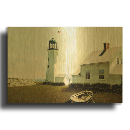 'Point Lookout' By Zhen-Huan Lu Gold Metal Wall Art