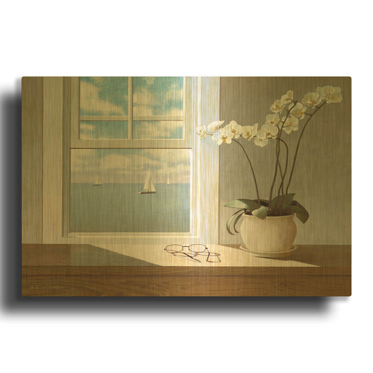 'Orchid' By Zhen-Huan Lu Gold Metal Wall Art