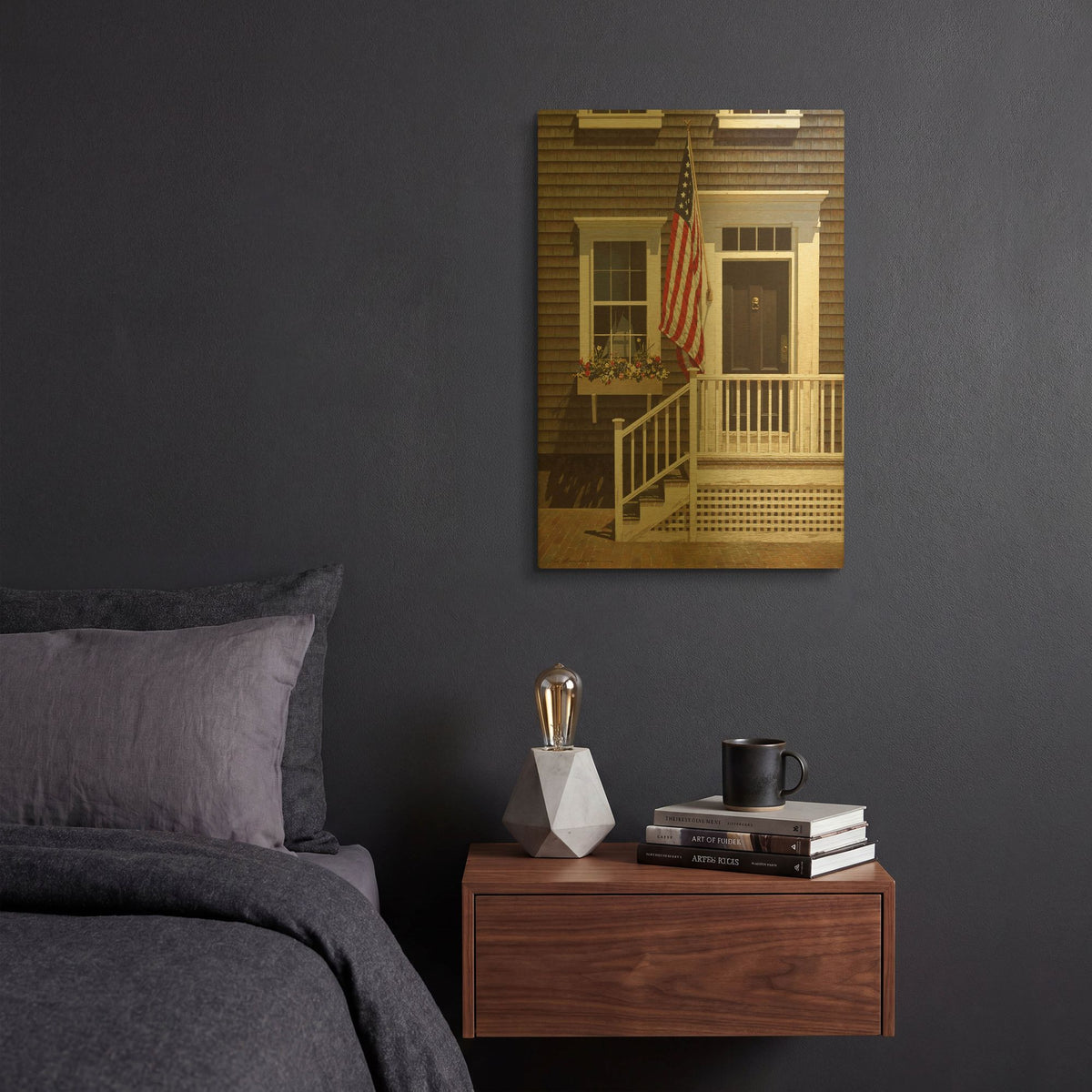 'Celebration' By Zhen-Huan Lu Gold Metal Wall Art