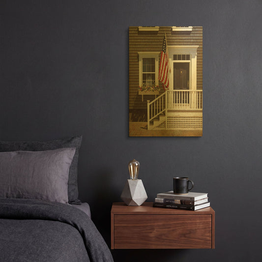'Celebration' By Zhen-Huan Lu Gold Metal Wall Art