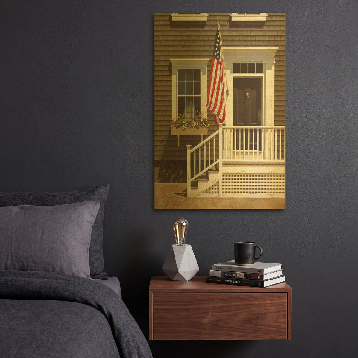 'Celebration' By Zhen-Huan Lu Gold Metal Wall Art