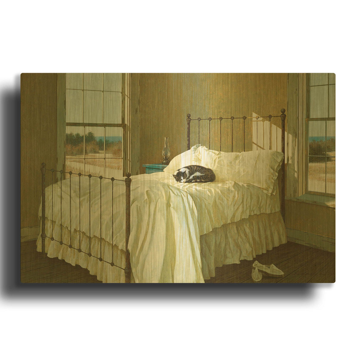 'Lazy Afternoon' By Zhen-Huan Lu Gold Metal Wall Art