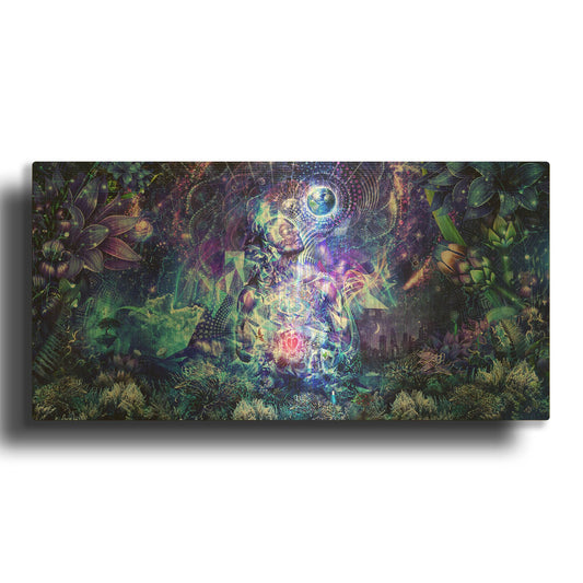 'Transcension' By Cameron Gray Gold Metal Wall Art