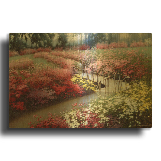 'Monet' By Zhen-Huan Lu Gold Metal Wall Art