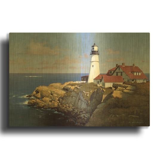 'Late Afternoon' By Zhen-Huan Lu Gold Metal Wall Art