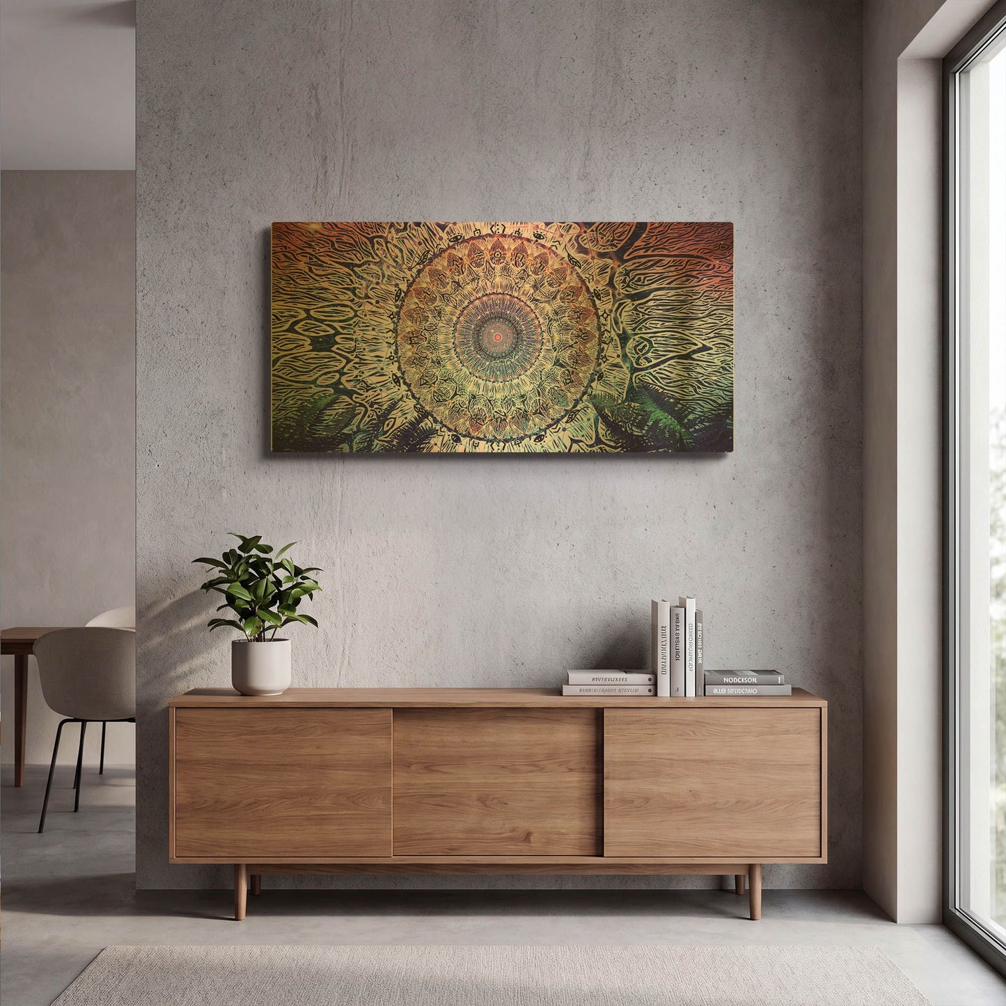 'Waiting Bliss' By Cameron Gray Gold Metal Wall Art
