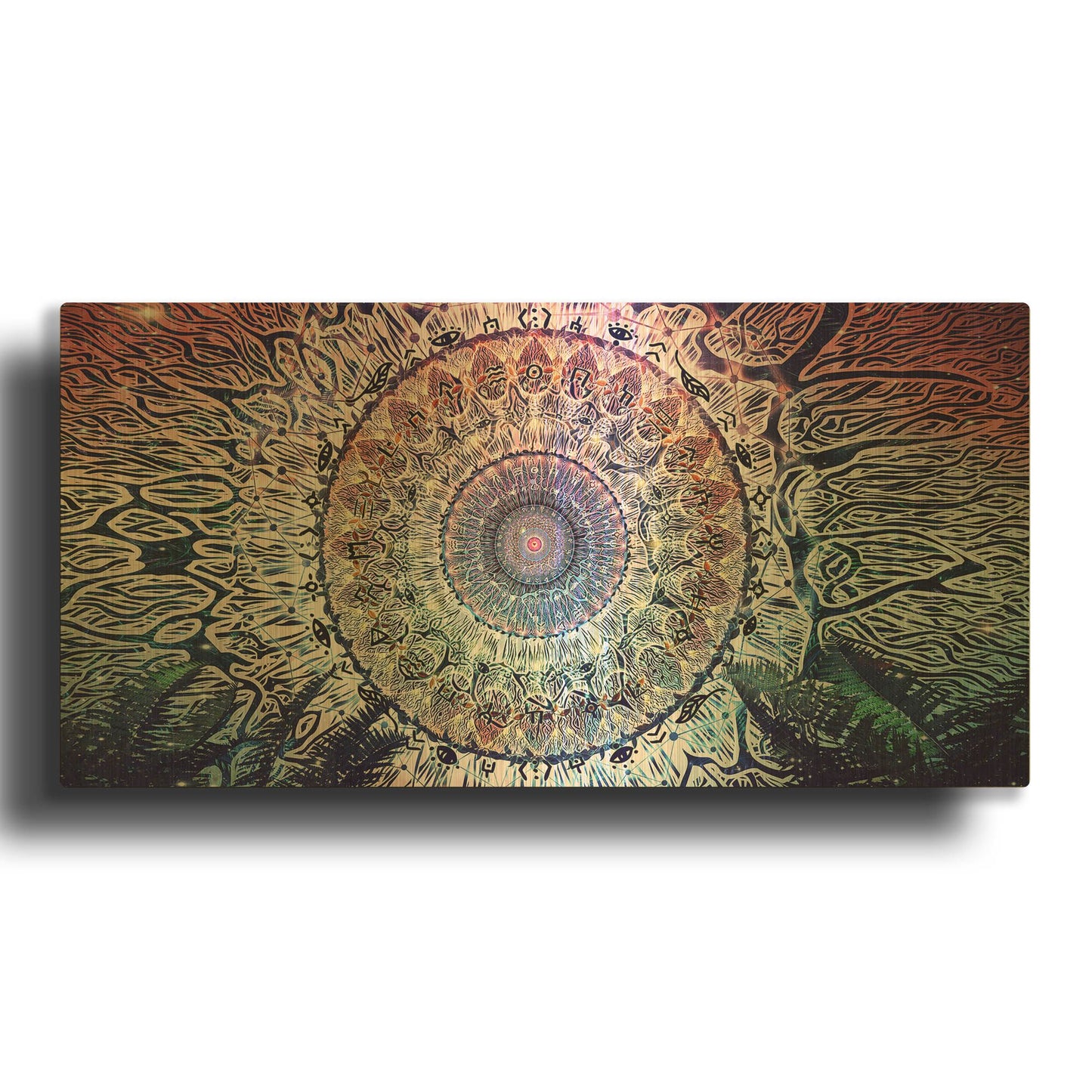 'Waiting Bliss' By Cameron Gray Gold Metal Wall Art