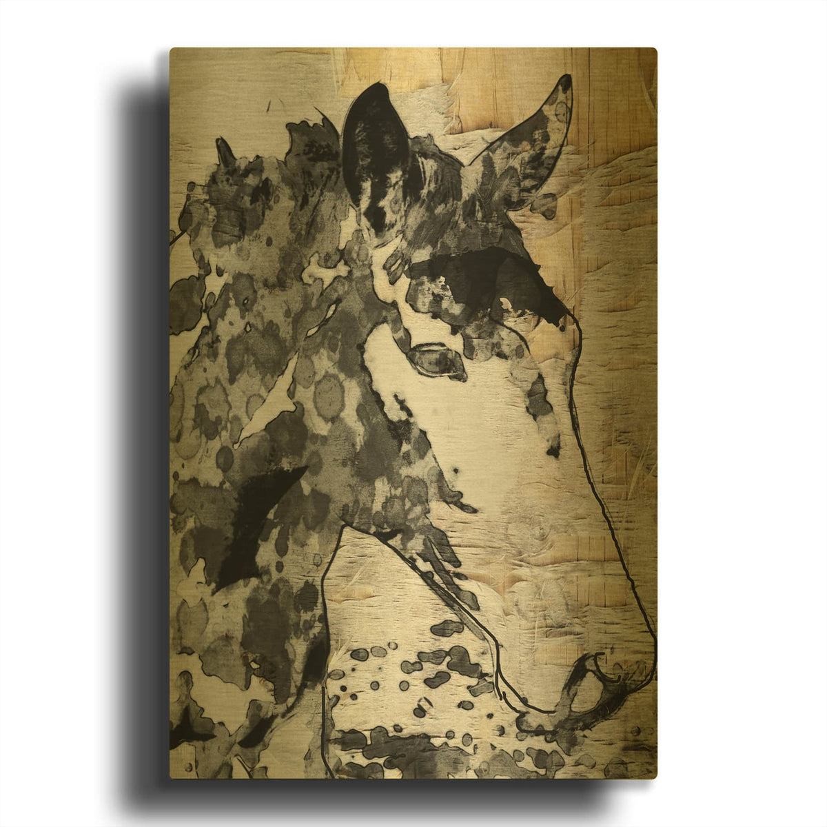 'ACTION' By Irena Orlov Gold Metal Wall Art