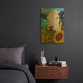 'Buttercup 2' By St. Hilaire Elizabeth Gold Metal Wall Art