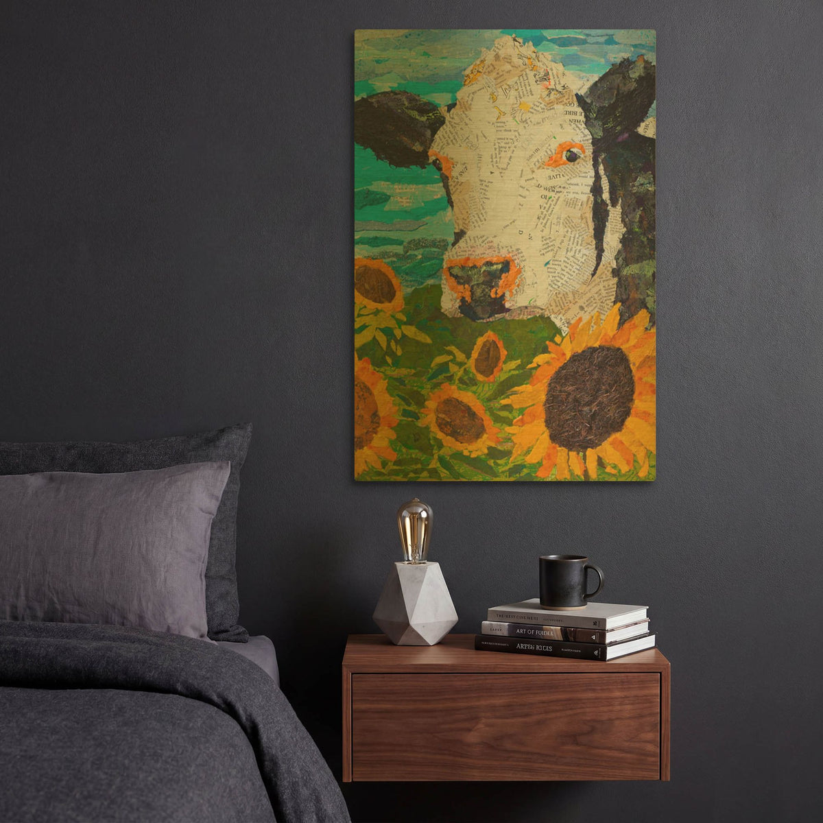 'Buttercup 2' By St. Hilaire Elizabeth Gold Metal Wall Art