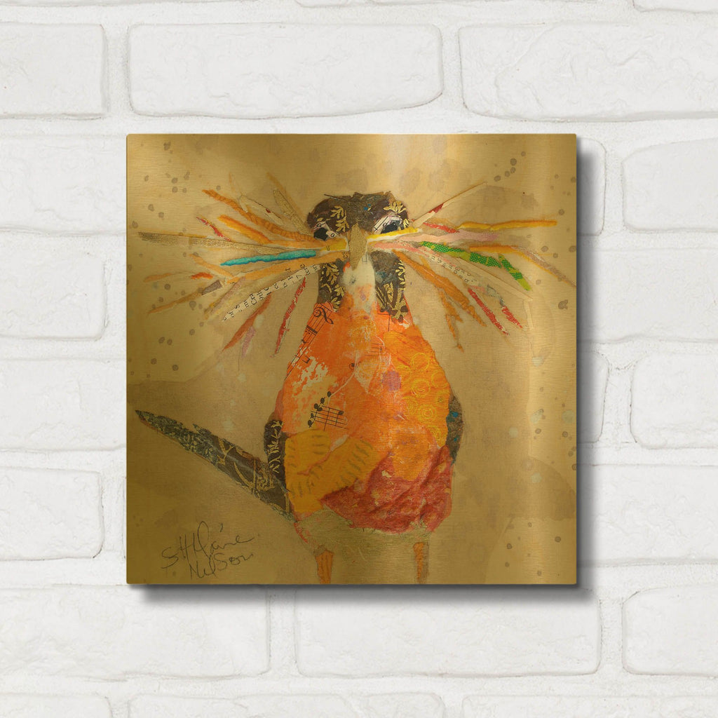 'Hope II' By St. Hilaire Elizabeth Gold Metal Wall Art
