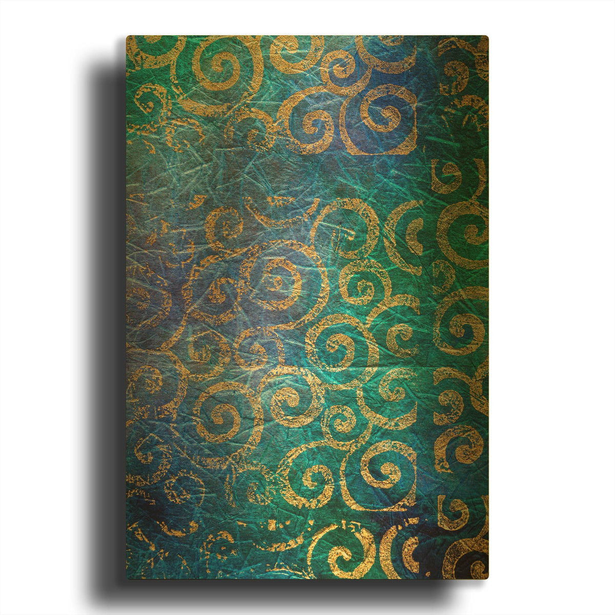 'Paper 3' By St. Hilaire Elizabeth Gold Metal Wall Art