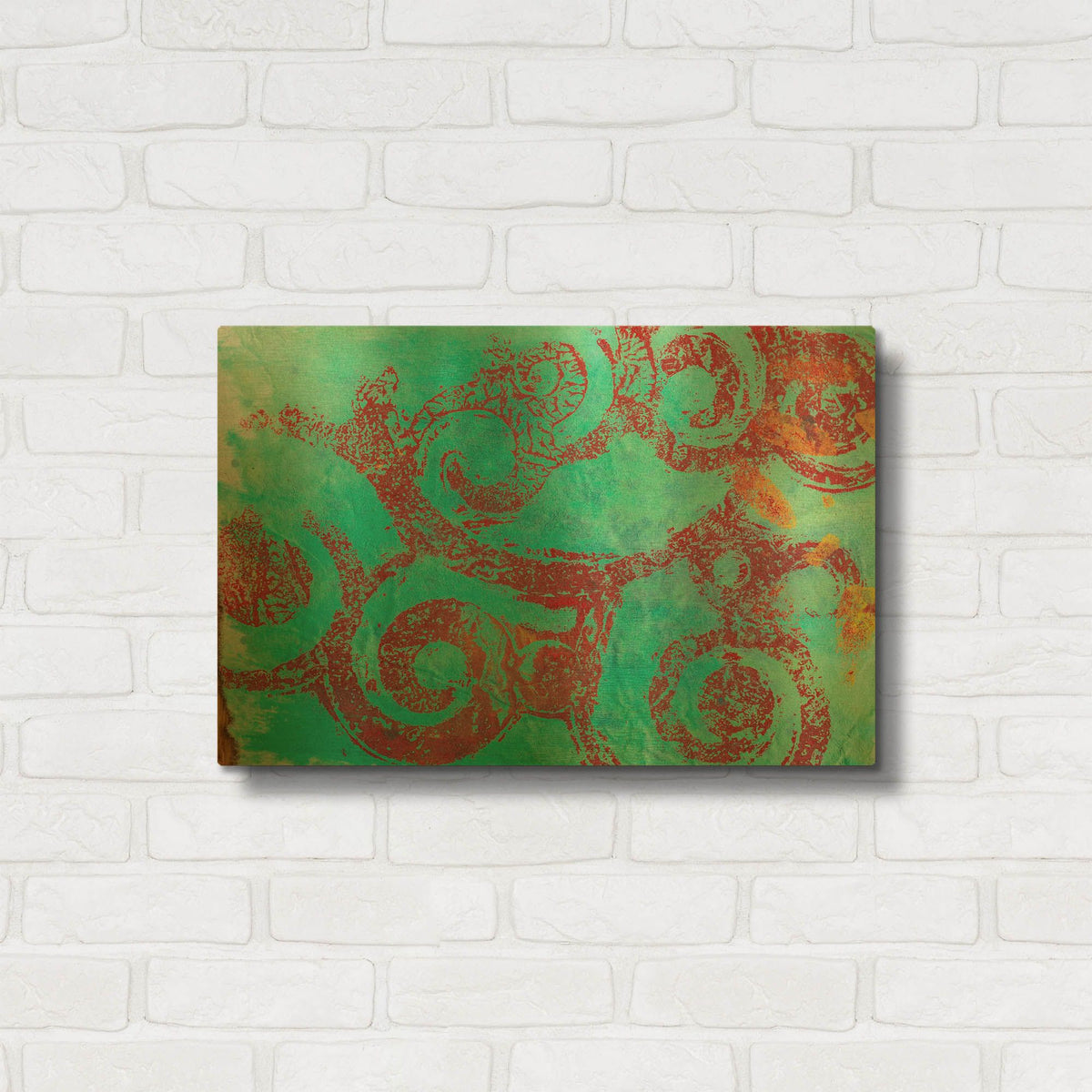 'Paper 4' By St. Hilaire Elizabeth Gold Metal Wall Art