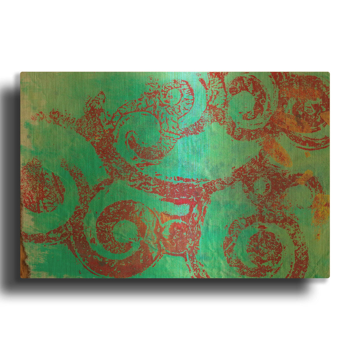 'Paper 4' By St. Hilaire Elizabeth Gold Metal Wall Art