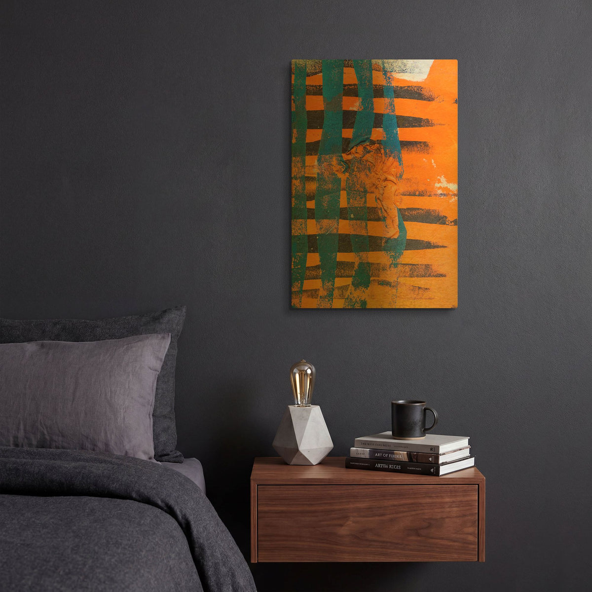 'Paper 5' By St. Hilaire Elizabeth Gold Metal Wall Art